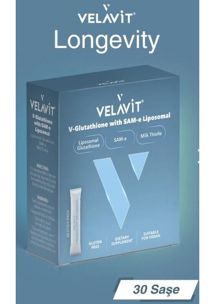 V-Glutathione With Sam-E Liposomal - 30 Stick