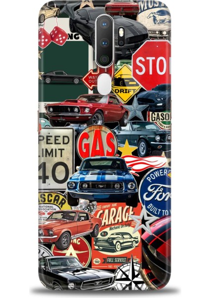 Oppo A5 2020 Kılıf Hd Baskılı Kılıf + Seramik Tam Kaplayan Ekran Koruyucu 482