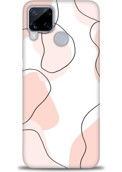 Realme C15 Kılıf Hd Baskılı Kılıf + Seramik Tam Kaplayan Ekran Koruyucu 180