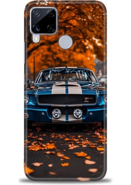 Realme C15 Kılıf Hd Baskılı Kılıf + Seramik Tam Kaplayan Ekran Koruyucu 103