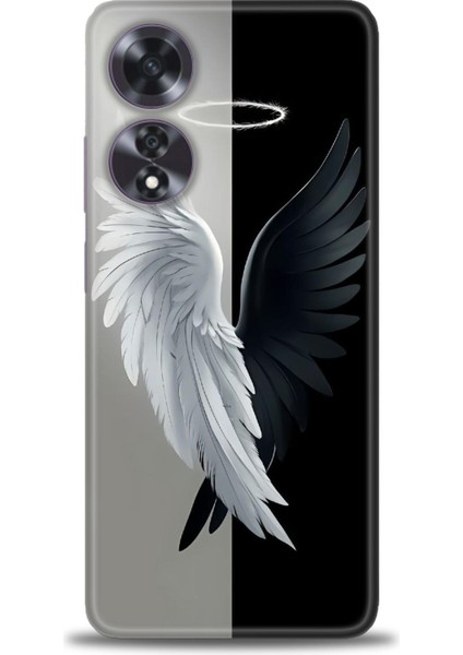 Oppo A60 Kılıf Hd Baskılı Kılıf + Seramik Tam Kaplayan Ekran Koruyucu 146