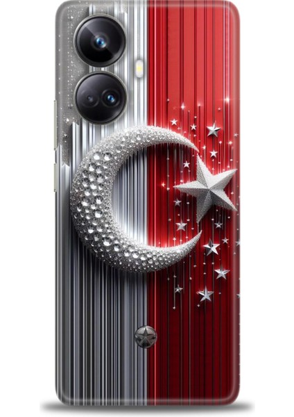 Realme 10 Pro Plus Kılıf Hd Baskılı Kılıf + Seramik Tam Kaplayan Ekran Koruyucu 40