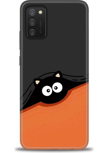 Samsung Galaxy A03S Hd Baskılı Kılıf + Seramik Tam Kaplayan Ekran Koruyucu 80