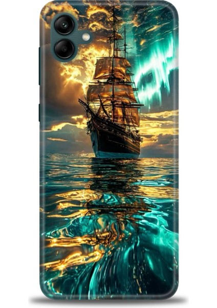 Samsung Galaxy A04 Hd Baskılı Kılıf + Seramik Tam Kaplayan Ekran Koruyucu 237
