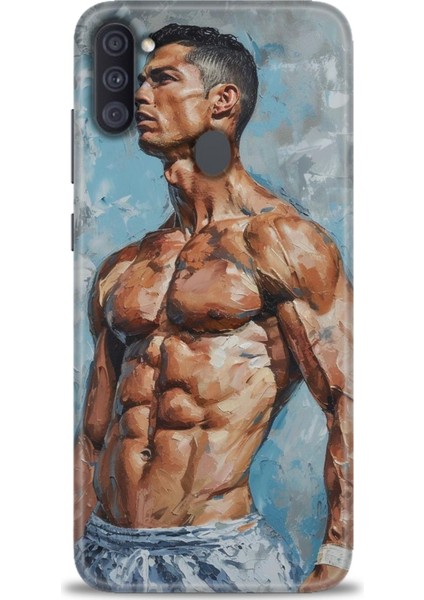 Samsung Galaxy A11 Hd Baskılı Kılıf + Seramik Tam Kaplayan Ekran Koruyucu 4