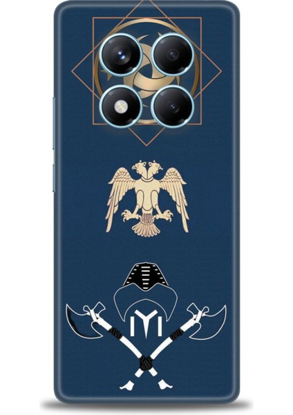 Xiaomi Redmi Note 14 Pro 4g Hd Baskılı Kılıf + Seramik Tam Kaplayan Ekran Koruyucu 463