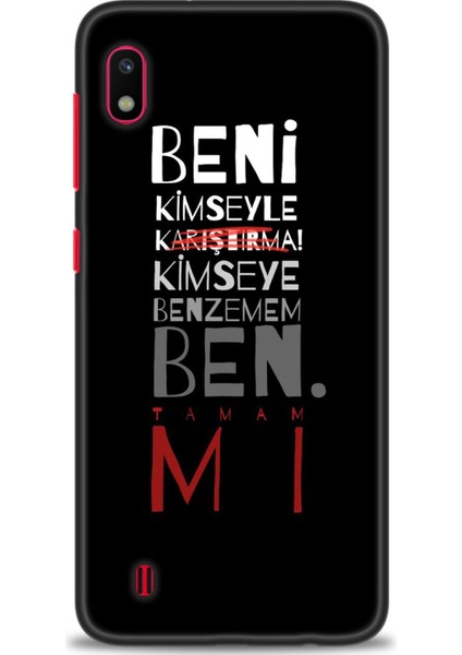 Samsung Galaxy A10 Hd Baskılı Kılıf + Seramik Tam Kaplayan Ekran Koruyucu 396