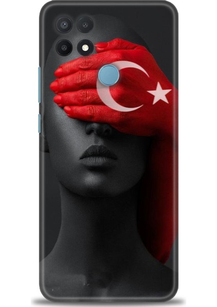 Oppo A15 Kılıf Hd Baskılı Kılıf + Seramik Tam Kaplayan Ekran Koruyucu 246