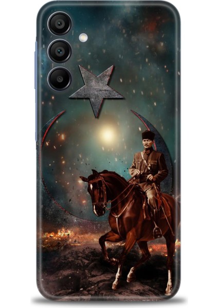 Samsung Galaxy A25 5g Hd Baskılı Kılıf + Seramik Tam Kaplayan Ekran Koruyucu 25