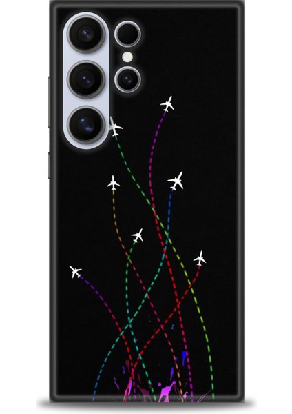 Samsung Galaxy S24 Ultra Hd Baskılı Kılıf + Seramik Tam Kaplayan Ekran Koruyucu 388
