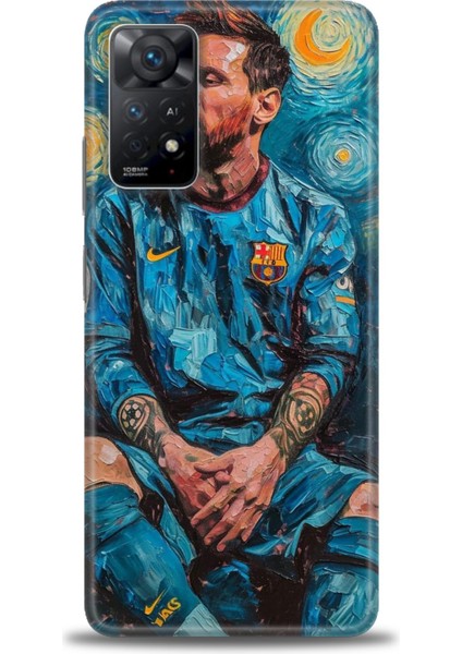Xiaomi Redmi Note 11 Pro 5g Hd Baskılı Kılıf + Seramik Tam Kaplayan Ekran Koruyucu 12