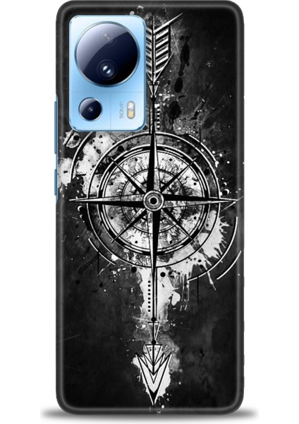 Xiaomi Mi 13 Lite Kılıf Hd Baskılı Kılıf + Seramik Tam Kaplayan Ekran Koruyucu 85