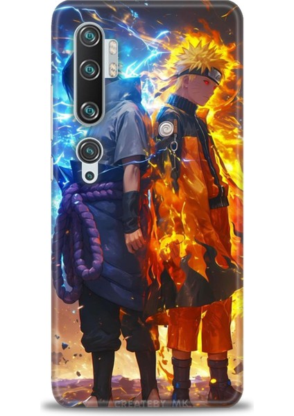 Xiaomi Mi Note 10 Kılıf Hd Baskılı Kılıf + Seramik Tam Kaplayan Ekran Koruyucu 260