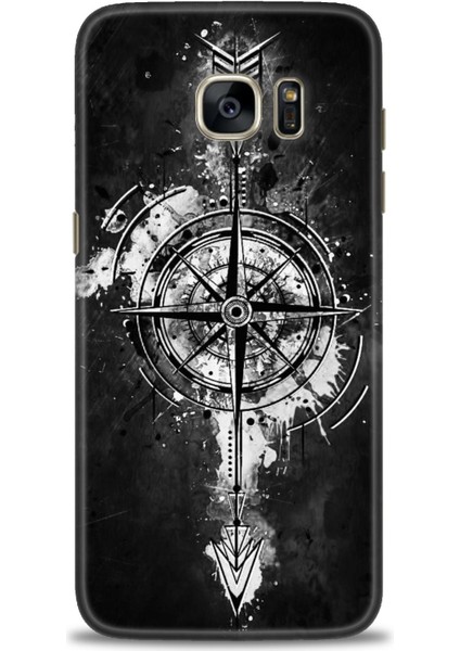 Samsung Galaxy S7 Edge Hd Baskılı Kılıf + Seramik Tam Kaplayan Ekran Koruyucu 85