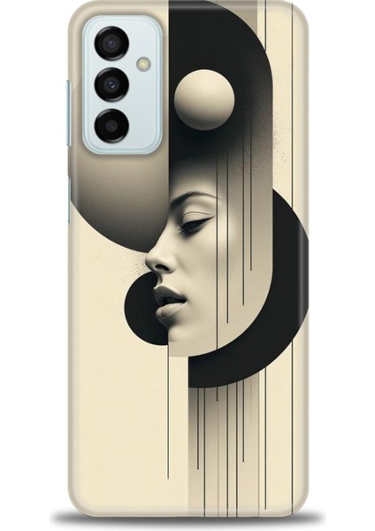 Samsung Galaxy M13 Hd Baskılı Kılıf + Seramik Tam Kaplayan Ekran Koruyucu 149