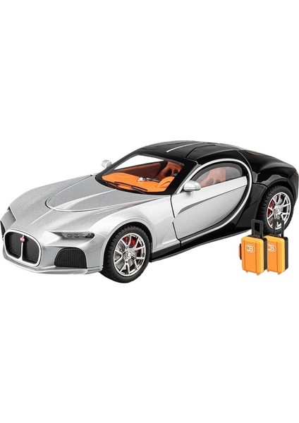 Bugatti Süper Spor Araba Modeli Simülasyon Araba Çocuk Oyuncak Araba Alaşım Araba Modeli (Yurt Dışından)