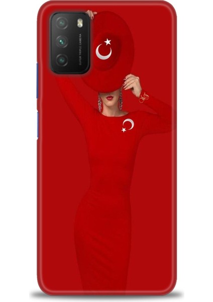 Xiaomi Poco M3 Kılıf Hd Baskılı Kılıf + Seramik Tam Kaplayan Ekran Koruyucu 241