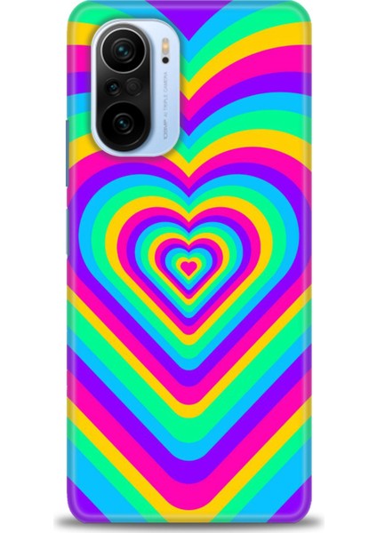 Xiaomi Redmi K40 Hd Baskılı Kılıf + Seramik Tam Kaplayan Ekran Koruyucu 192