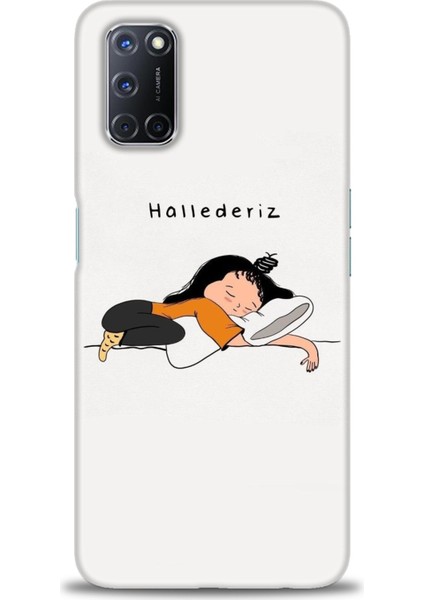 Oppo A92 Kılıf Hd Baskılı Kılıf + Seramik Tam Kaplayan Ekran Koruyucu 164