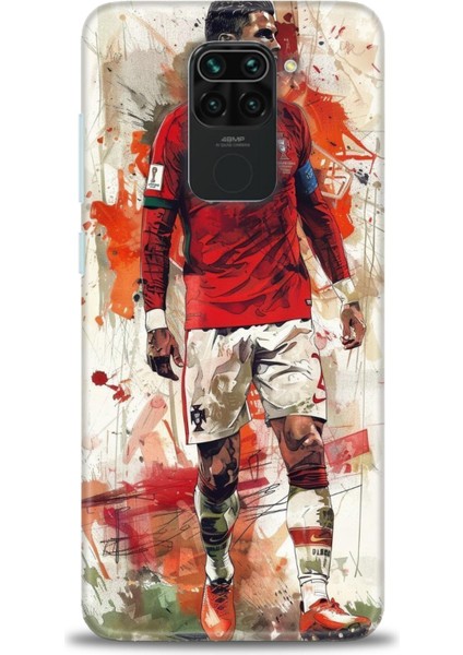 Xiaomi Redmi Note 9 Hd Baskılı Kılıf + Seramik Tam Kaplayan Ekran Koruyucu 2