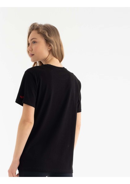 Balıkçı Özgün Tasarım Kadın Tişört Bisiklet Yaka Pamuklu Kadın Tshirt fiyatları