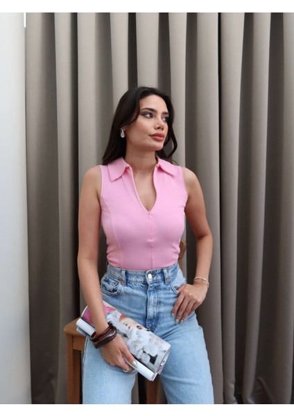 Fermuarlı Sıfır Kol Body