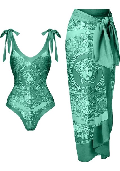 Yaz Tek Parça Takım Elbise Tatil Tarzı Mayo Kadın Tatil Mayo (Yurt Dışından)