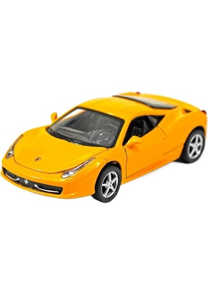 1:32 Simülasyon Ferrari Alaşım Ses ve Işık Çocuk Geri Çekilebilir Araba Modeli Spor Araba Çocuk Süsleri (Yurt Dışından)