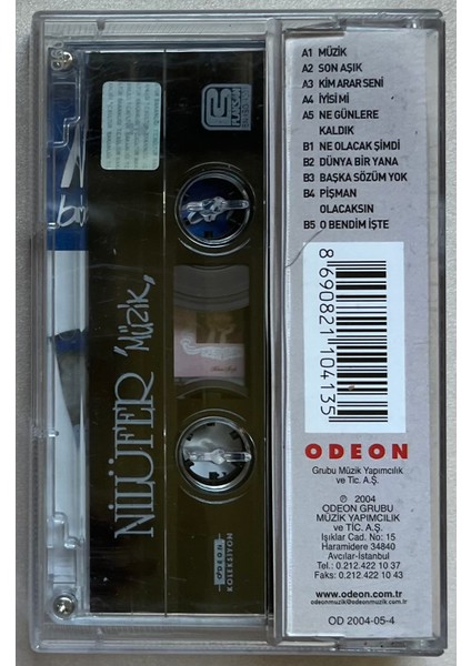 Nilüfer Müzik Kaset (Orjnal Dönem Baskı)