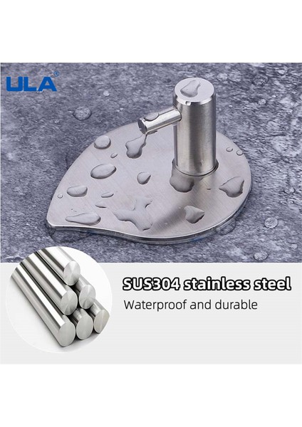 A6135B 50 Ula Paslanmaz Çelik Kanca Kendinden Yapışkanlı Elbise Askısı Çanta Anahtarlık Mutfak Havlusu Askı Banyo Aksesuarları Organizatör (Yurt Dışından) modelleri