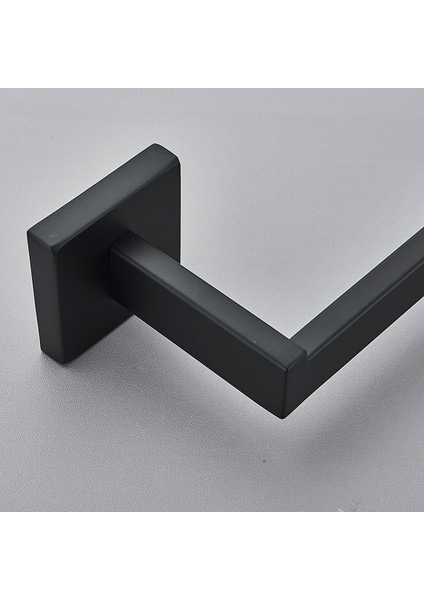 Mat Siyah F 50 Mat Siyah Banyo Havlu Askısı Bar Doku Kanca Tuvalet Askısı Duvara Montaj Paslanmaz Çelik Tuvalet Donanım Seti (Yurt Dışından) indirimleri