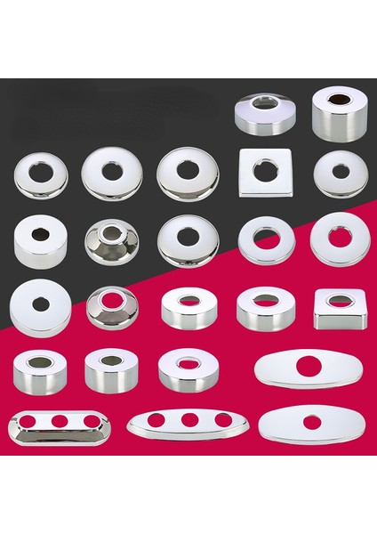 N 50 Yeni Tasarım 4 Nokta 6 Nokta Mutfak Lavabo Musluğu Delik Süsleme Plakası Su Geçirmez Anti Pas Paslanmaz Çelik Dekoratif Kapak (Yurt Dışından) fiyatları