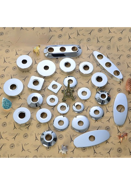 N 50 Yeni Tasarım 4 Nokta 6 Nokta Mutfak Lavabo Musluğu Delik Süsleme Plakası Su Geçirmez Anti Pas Paslanmaz Çelik Dekoratif Kapak (Yurt Dışından) fırsatları