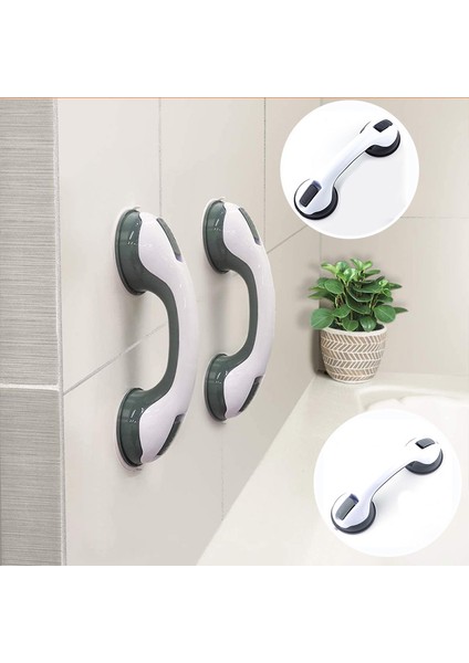 03 1 Adet Duş Kolu Tutunma Çubukları Ultra Kavrama Çift Kilitleme Güvenlik Vantuzları Yardımcı Kolu Anti Kayma Desteği Banyo Aksesuarı (Yurt Dışından)