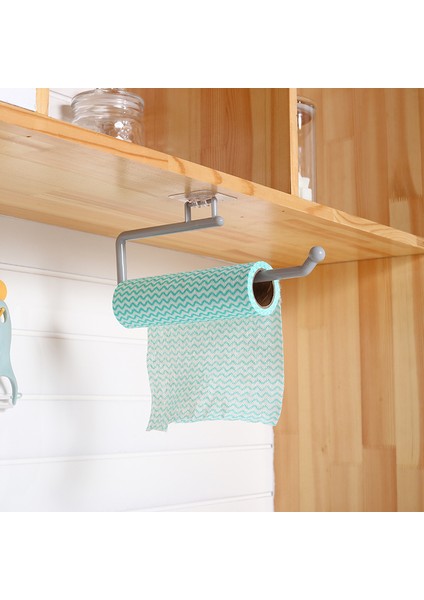 White-28.5cm Mutfak Doku Tutucu Asılı Tuvalet Rulo Kağıdı Duvara Monte Havluluk Raf Banyo Dolabı Kapı Kanca Tutucu Ev Organizatör (Yurt Dışından)