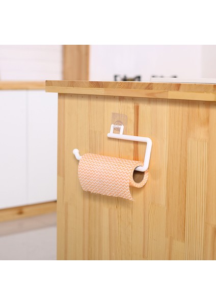 White-28.5cm Mutfak Doku Tutucu Asılı Tuvalet Rulo Kağıdı Duvara Monte Havluluk Raf Banyo Dolabı Kapı Kanca Tutucu Ev Organizatör (Yurt Dışından)