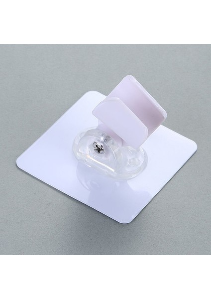 Beyaz 50 1 Adet Duş Başlığı Tutucu Ayarlanabilir Banyo Duvar Montaj Braketi Kendinden Yapışkanlı Yumruksuz Duş Döner Taban Nozul Braketi (Yurt Dışından)