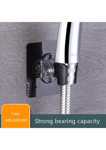 Beyaz 50 1 Adet Duş Başlığı Tutucu Ayarlanabilir Banyo Duvar Montaj Braketi Kendinden Yapışkanlı Yumruksuz Duş Döner Taban Nozul Braketi (Yurt Dışından) fırsatları