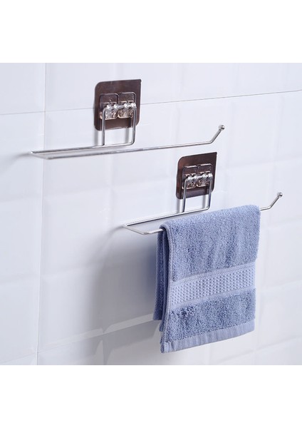 2 Adet 1/2 Adet Asılı Tuvalet Rulo Kağıt Tutucu Banyo Havlu Standı Mutfak Duvar Kağıdı Standı Raf Ev Organizatör Tuvalet Aksesuarları (Yurt Dışından) fırsatları