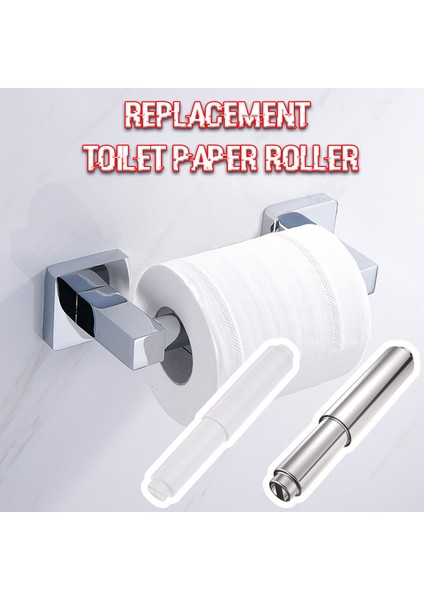 Beyaz Yedek Tuvalet Rulo Kağıt Mili Esnek Plastik Kağıt Tutucu Rulo Mili Ekleme Bahar Banyo Aksesuarları (Yurt Dışından) modelleri