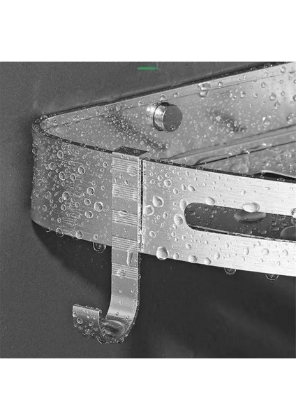 06 Yumruksuz Banyo Üçgen Raf Duvara Monte Alüminyum Alaşımlı Köşe Raf Şampuan Banyosu Süt Temizleyici Duş Depolama Rafı (Yurt Dışından) indirimleri