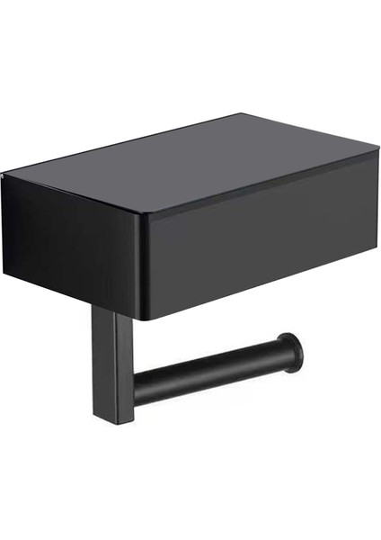 Kutu B Silme Kağıt Tutucusu - Delinmez Paslanmaz Çelik Malzeme Banyo Aksesuarları (Yurt Dışından)