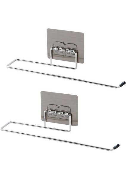 2 Adet Tuvalet Rulo Kağıt Tutucu Asılı Banyo Havlusu Depolama Rafı Duvar Kanca Standı Banyo Ev Mutfak Aksesuarları Organizatör Araçları (Yurt Dışından)