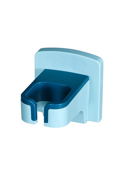 Mavi Duvara Monte Saç Kurutma Makinesi Tutucu Banyo Saç Kurutma Makinesi Kanca Ev Abs Depolama Rafı (Yurt Dışından)