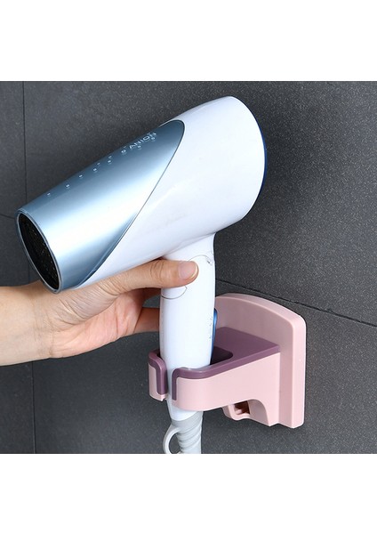 Mavi Duvara Monte Saç Kurutma Makinesi Tutucu Banyo Saç Kurutma Makinesi Kanca Ev Abs Depolama Rafı (Yurt Dışından) modelleri
