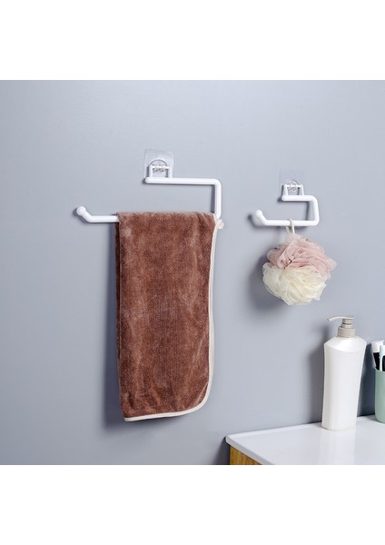 Küçük Gri Doku Askısı Plastik Kağıt Rulo Tutucu Duvara Monte Havlu Depolama Raf Organizatör Raf Mutfak Banyo Aksesuarları Için (Yurt Dışından) fırsatları