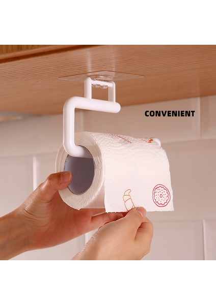 Küçük Gri Doku Askısı Plastik Kağıt Rulo Tutucu Duvara Monte Havlu Depolama Raf Organizatör Raf Mutfak Banyo Aksesuarları Için (Yurt Dışından) indirimleri