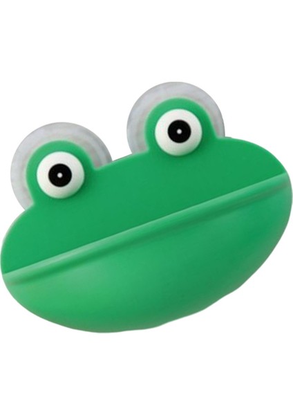 Yeşil Kurbağa Sabunluk Vantuz Duvara Monte Hayvanlar Çocuklar Raf Kaymaz Karikatür Tepsi Soapbox Drenaj Bulaşık Banyo (Yurt Dışından)