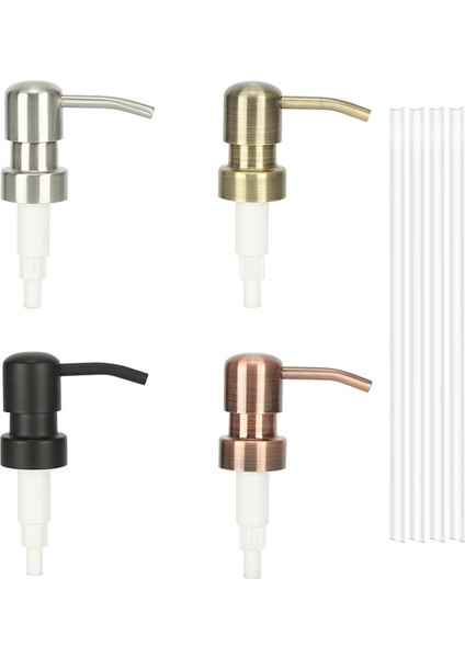 Gümüş Paslanmaz Çelik Sabun ve Losyon Dispenseri Pompaları Dispenser Kapakları 28MM Boyun Boyutunda Sıvı Dispenseri ve Mason Kavanozların Değiştirilmesi (Yurt Dışından) fiyatları