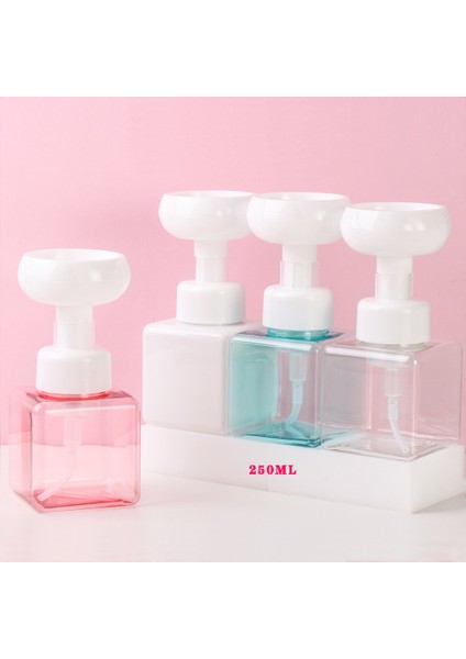 Mavi Yeni Sabun Şişesi Köpük Losyonlar Doldurulabilir Şişe Çiçek Pompası Kafa Sabun Şampuan Kozmetik Boş Şişe 250 ml (Yurt Dışından) fırsatları
